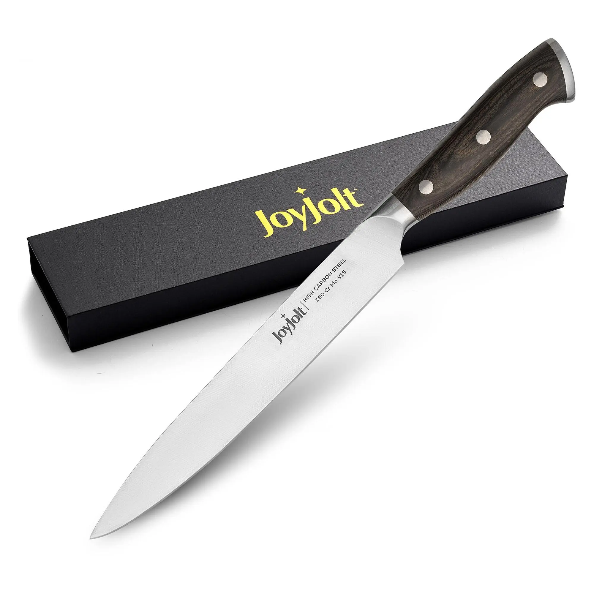 JoyJolt High Carbon Steel 8" Carving Knife