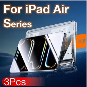 3-Pack Apple iPad Air Series Tempered Glass Screen Protector, Accessories, Protective, 9h Hardness, Bubble-Free Installation, Dust-Proof Design