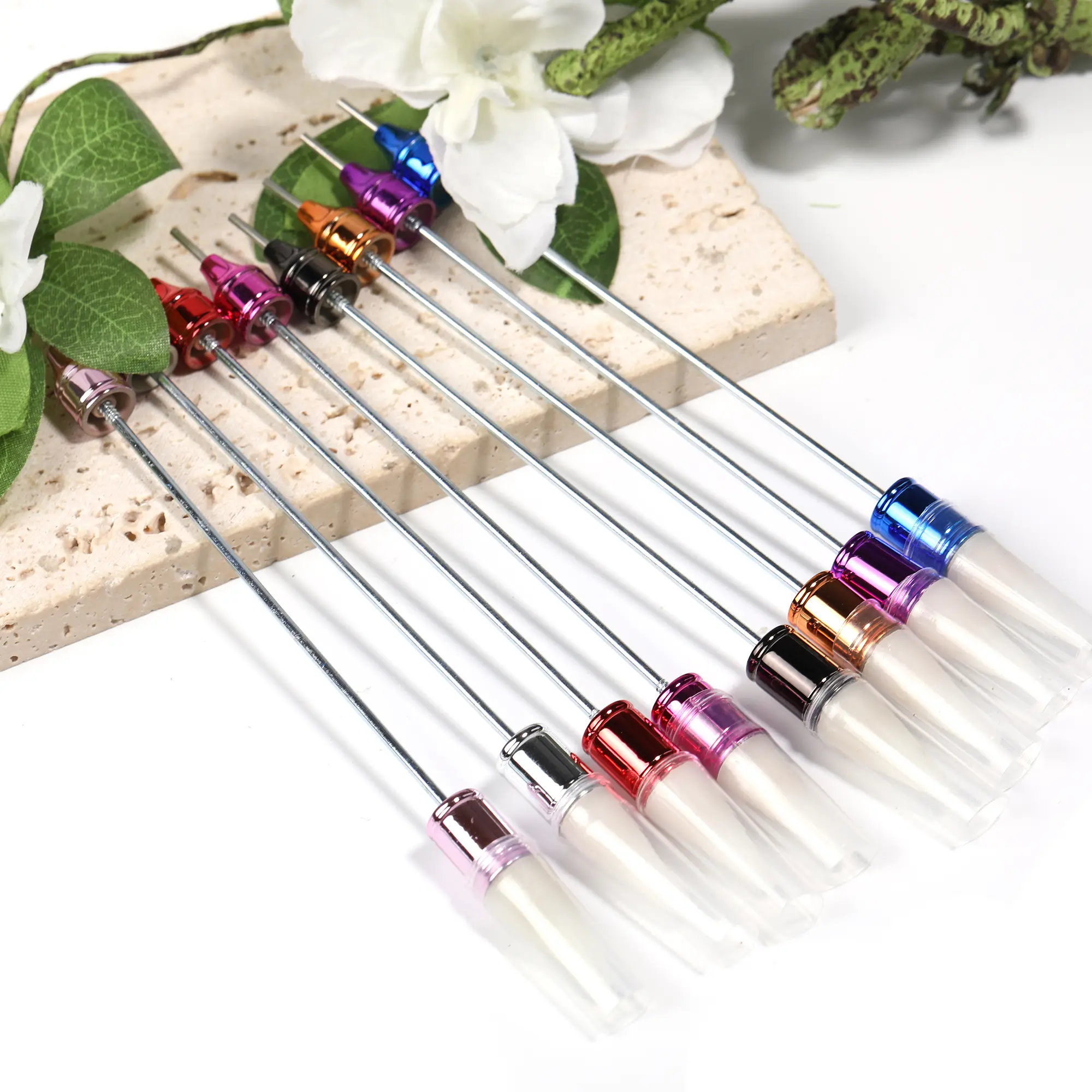 [P245] 5PCS Wax pens!Point drill through ballpoint pen