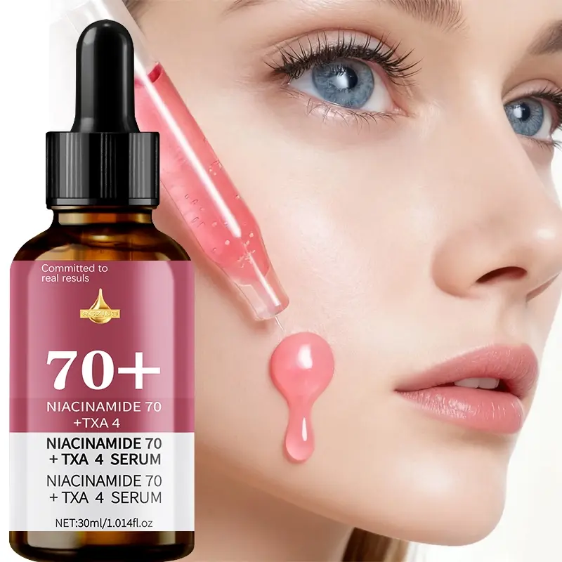 70% Niacinamide + 4% Tranexamic Acid Serum, Brighten Skin Tone, Dark Spot Brightening, Dark Spot Remover, Dark Spot Removal, Fading Dark Spot, Fade Acne Scars, Improve Dullness, Refine Pores, Repair Skincare Barrier
