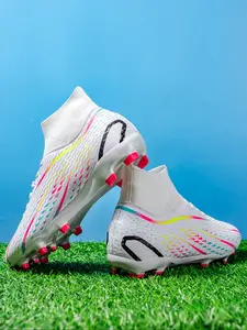 Adult Anti-Slip Fg/ag Long Studs Competition Training Shoes, Men's Breathable Soccer Boots, Professional College Football Cleats, Football Field Boots, Turf Shoes, Sports Shoes