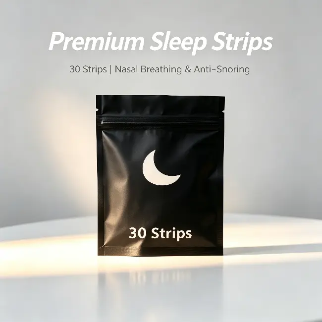 Mouth Sleep Tape, 60-Piece 2-Month Supply, Mild Microporous Fabric, Low-Sensitivity Raw Material, Nighttime Snoring Cessation Healthcare Sleep Aid,Oral Patch,mouth tape Improvement