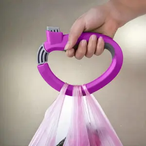 Grocery Bag Carrier Handle, 1 Count Durable Heavy-Duty Plastic Bag Grip, Reusable Shopping Bag Organizer Handle for Tote Bag, Kitchen Accessories