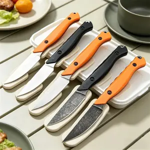 15700 Series Flyway Full Tang Fixed Blade Knife, Premium CPM-154 Steel Blade, Durable Handle with Kydex Sheath, Heavy Duty Outdoor Camping Hiking  EDC Tool, Ideal Gift for Men