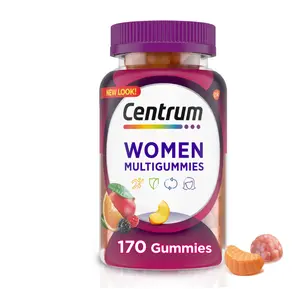 Centrum Multigummies Women's Gummy Vitamins, Multivitamin Supplement, Assorted Fruit, 170 Count