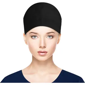 New model Adjustable Working Caps with Button & Sweatband, Women Ponytail Pouch Hats, Long Hair