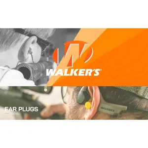 Ear Protection Tools Hearing Protection Shooting Hunting Work Advanced Noise Reduction S3.19 Soft Comfortable 23inch PVC Wired Rubber Earplugs, 2 Pairs with Portable Case Plastic Storage