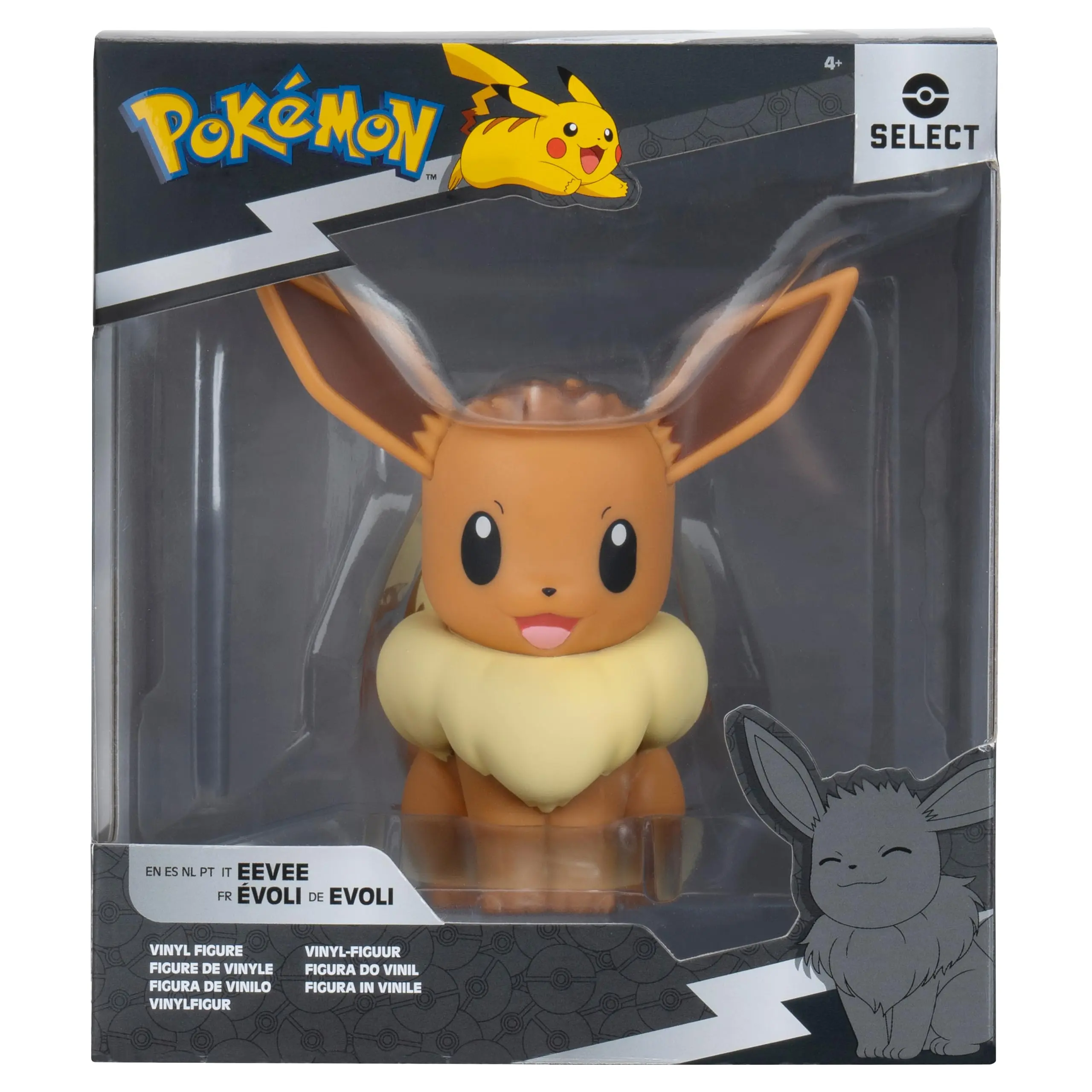 Pokemon Eevee Select Vinyl Figure - 4-Inch Figure Made from Vinyl