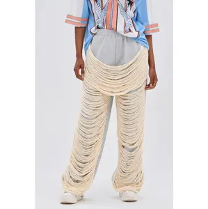 CRAZY LADY DISTRESSED JOGGER