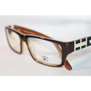 SLR M881 Coffee Brown Acetate Designer Italy Eyeglasses -Ma