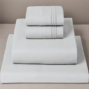 King Size Microfiber Bed Sheets 4-Piece Set - Hotel-Luxury Bedding, Comfy Breathable Cooling Fabric, Deep Pockets, Wrinkle-Free, Oeko-Tex Certified, Quick Delivery