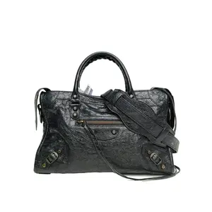 Pre-owned Balenciaga 【Diz】CLASSIC CITY Motorbike Bag, Small Size 30 Black