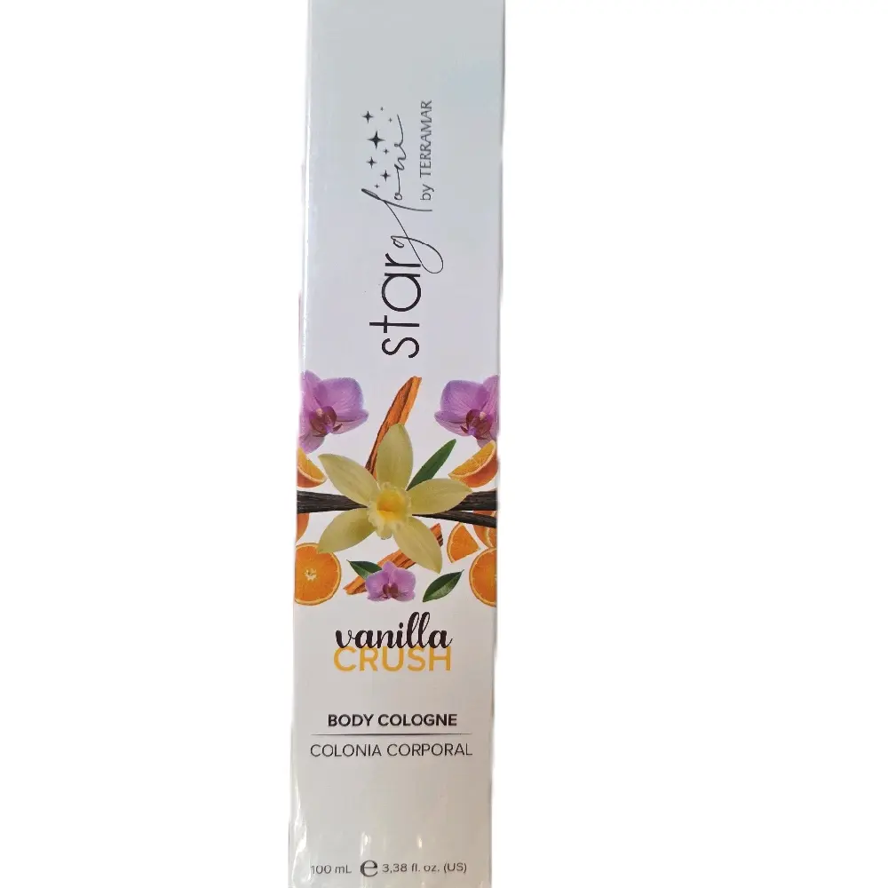 Terramar Vanilla Crush Body Cologne 100ml - Colonia Corporal with Floral Notes & Vanilla Essence