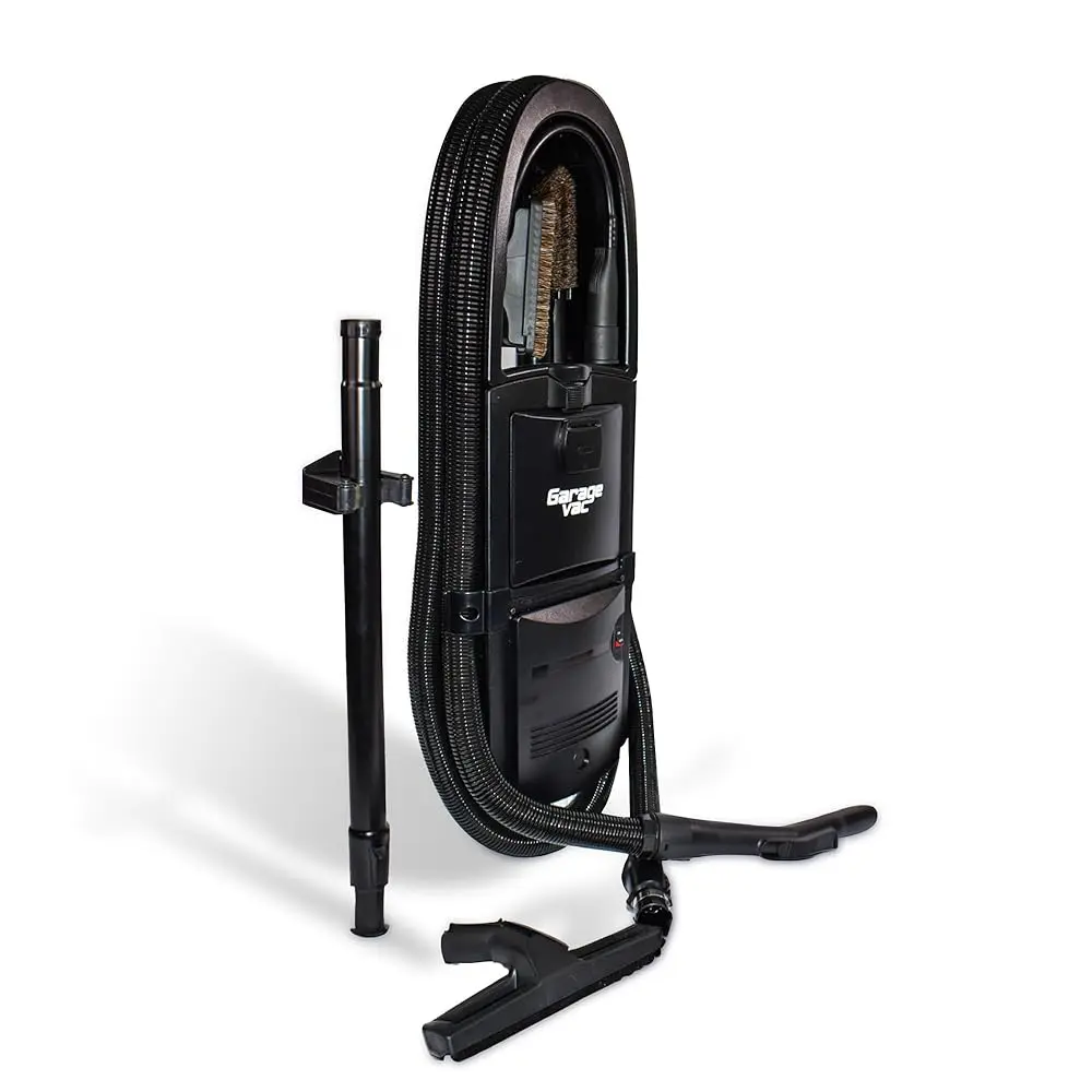 InterVac Built-in Central Garage Vacuum for Workshop and RV, Wall Mounted Cleaner, Made in USA