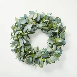 24" Faux Seeded Eucalyptus Wreath - Hearth & Hand with Magnolia