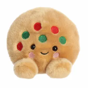 Palm Pals Festive Kringle Cookie 5 inch Brown Mini Soft Plush Collectable Stuffed Animal