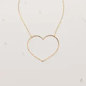 Emily Large Open Heart Necklace