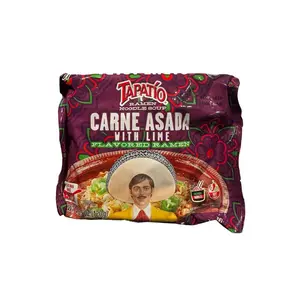 Tapatio Carne Asada Lime Flavored Ramen Noodle Soup 1 Bag 4.23 oz Quick Easy Meal