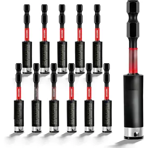 Impact Bit Holders, Hex Shank Quick-Change Drill Bit Guide, S2 Alloy Steel Extension Socket