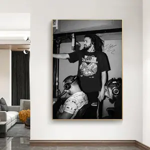 J Cole Poster,Celebrities Vintage Poster,Canvas Poster,Wall Decor,Wall Art