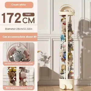 Space-saving display stand with zipper | Stable base, ideal for home and party decorations, made of durable plastic, Organiser, Home Storage