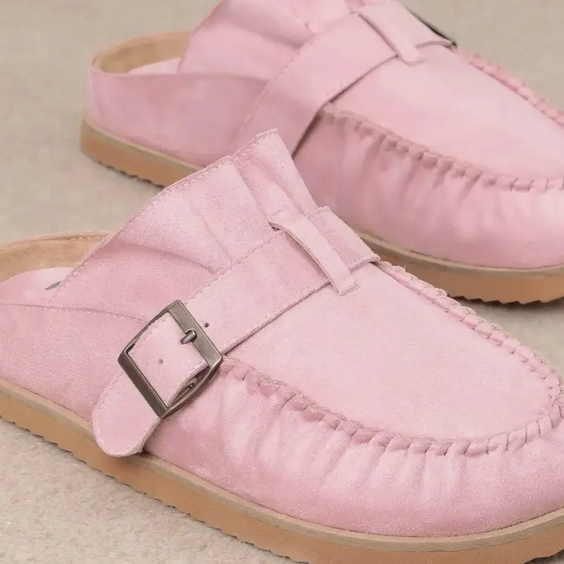Women's Pink Clog Mules, Stylish Footwear for Girls,Girl