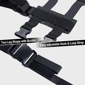 Mini Molle Panel for Tools, Drop Leg Platform Minimalist Adjustable Thigh Rig, only thing rig included