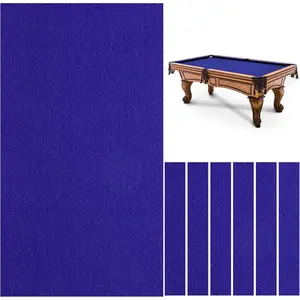 8.5 Ft Billiard Pool Felt Tablecloth With 6 Cloth Strips, Fits 8 Foot Indoor Pool Table