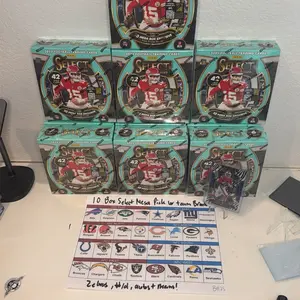 10x Box (Half SEALED Case) NFL Select 2025 Mega Box break! Zebras, numbered, autos + mems! CASE HIT LIVE! PICK UR TEAM! B#25!