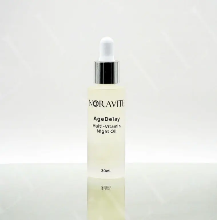 Noravite Age-Delay Multi-Vitamin  Oil - Intensive Skin Tightening & Moisturizing Formula with Apricot, Radiance, and Antioxidant Serum - 30ml Repair Facial Moisturizer
