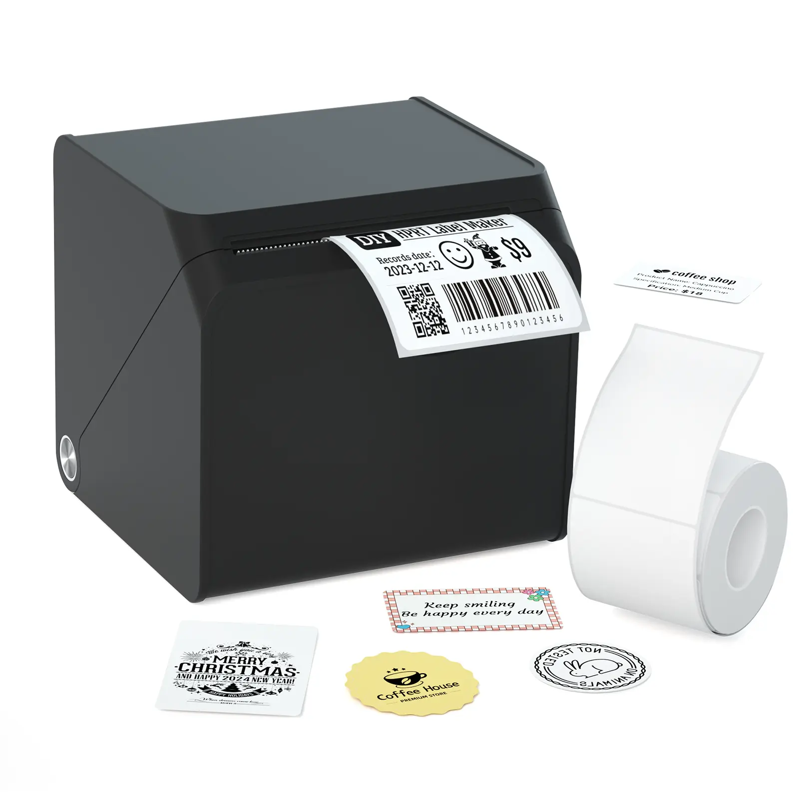 2-Inch Label Maker – Portable Bluetooth Thermal Printer, Mini Sticker Printer with Waterproof Tape for Small Business, Barcodes, Names, Addresses, Mailing, Apparel, School, Home, and Office#SummerSale
