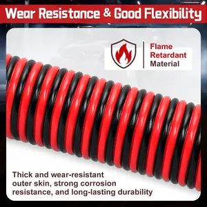 14 AWG Electrical Wire, Flexible 50FT/100FT/150FT  14/2 Gauge Red Black Cable Hookup CCA Electrical Wire LED Strip Extension Wire 12V 24V DC, 14AWG Speaker Cable Cord LED Lamp