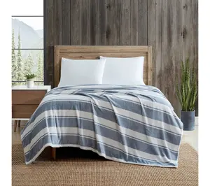 Eddie Bauer Ultra Soft Stripes Flannel Full/Queen Blanket