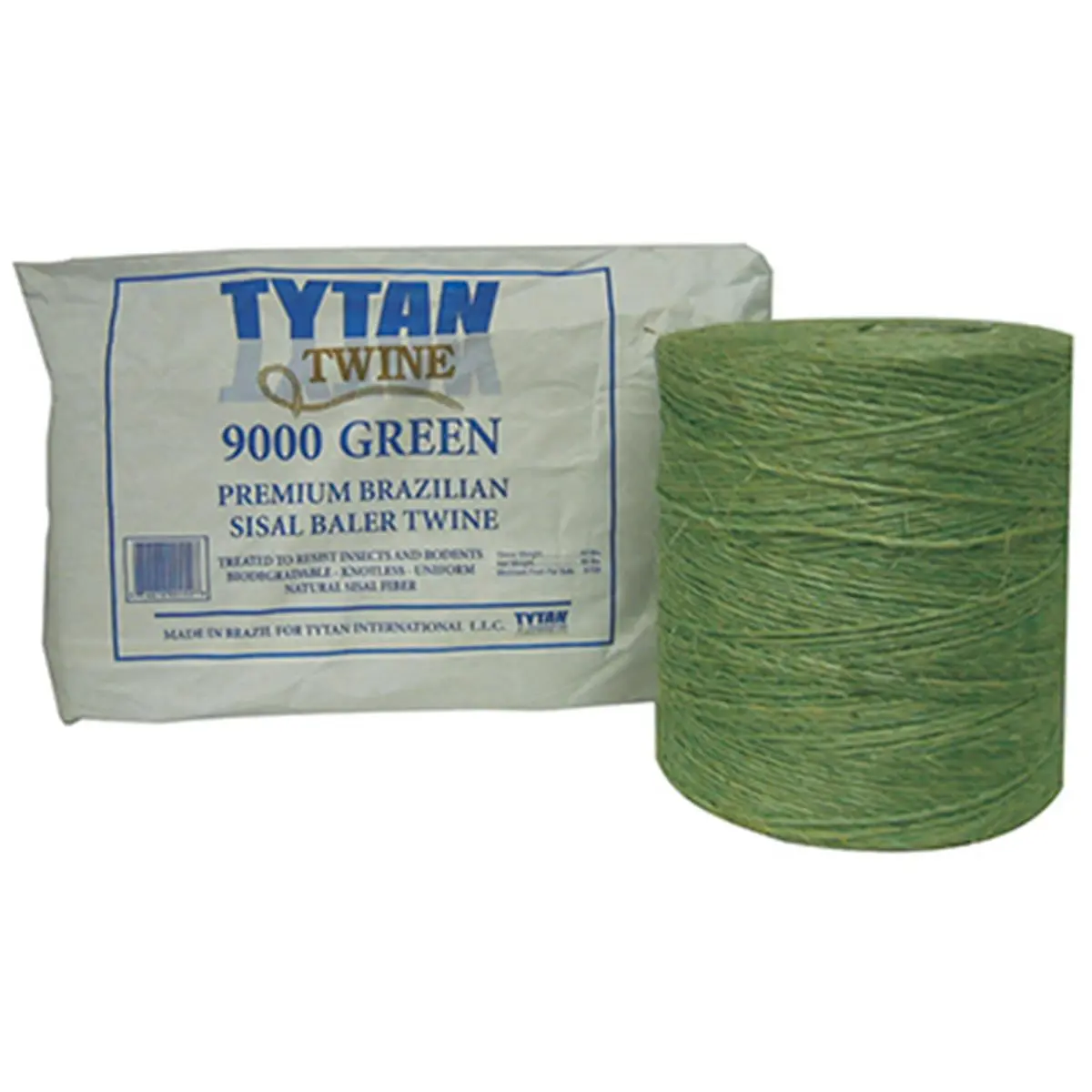 212 MAIN Tytan International SBT72GRTY Premium Brazilian Sisal Baler Twine - 7200 ft, Green, Insect-Proof, 2 Spools, 7200 Feet, Two Spools