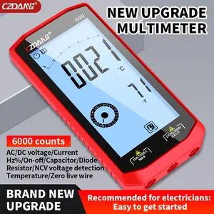 Czdang Automatic Burn-Proof Multimeter, Electrician Special Current Meter, Digital High Precision Large Screen Smart Multimeter