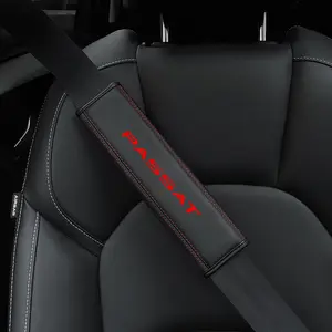 Car Seat Belt Shoulder Pad, Breathable Comfortable Car Seat Belt Cover, Universal Car Interior Accessories, Car Accessory, Car Interior Decor for Volkswagen PASSAT
