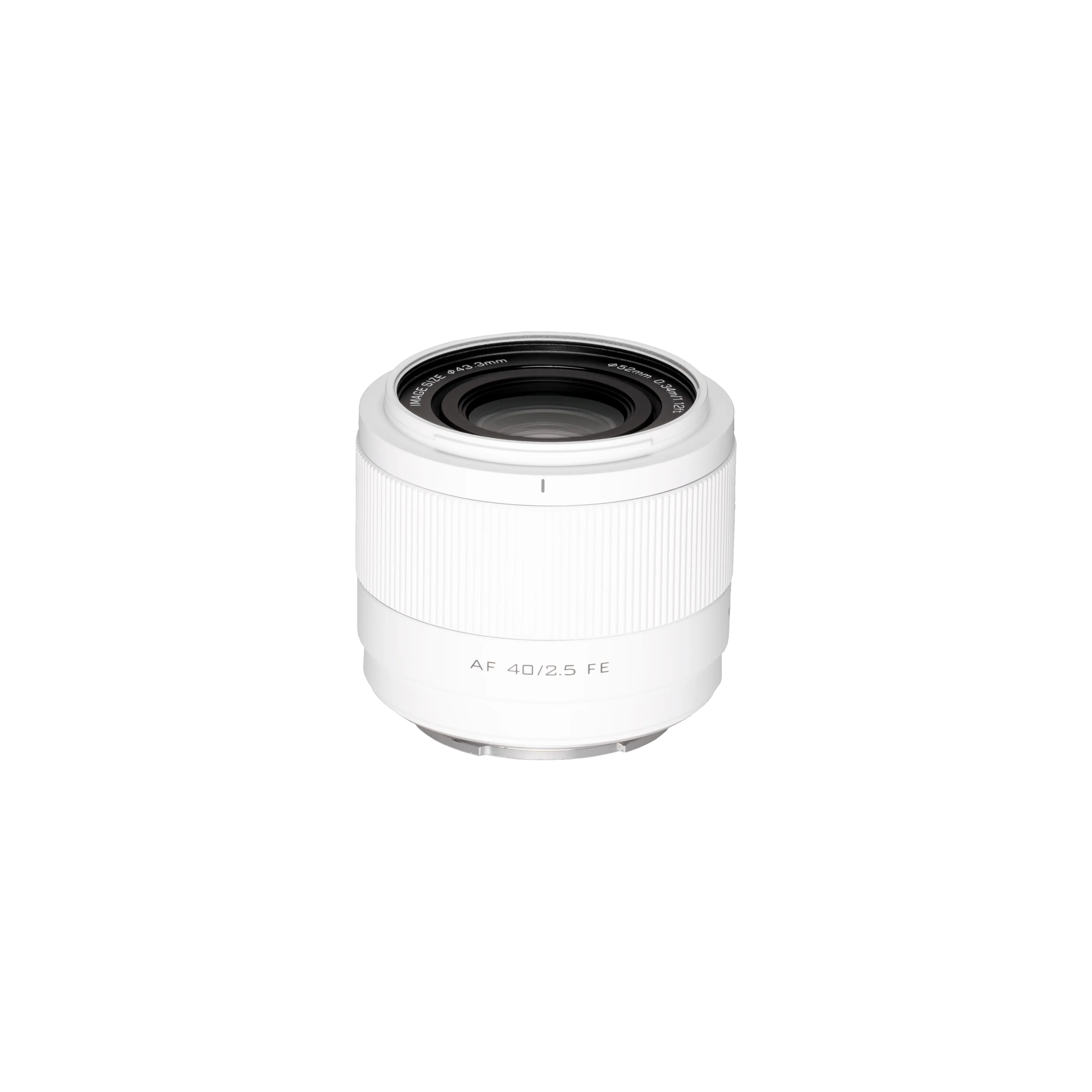 Viltrox AF 40mm F2.5 Air Full-Frame Prime Optical Lens for Sony E-Mount - Autofocus Photography Equipment, Compact, Robust, Water-Resistant Bright Moon White Limited Edition, Eye Detection for Beginners, Consistent Framing, Easy to Shoot Handheld, Luminou