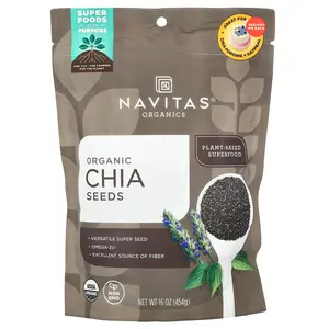 Navitas Organics Organic Chia Seeds, 16 oz (454 g)