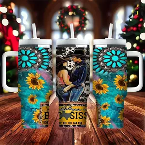 1pc 40oz Large-capacity，insulated cup - the same style as the one used in American Western cowboy movies. Double-Wall Vacuum Insulated Cup for Hot & Cold Drinks, Birthday & Holiday Gifts, Travel Drinkware