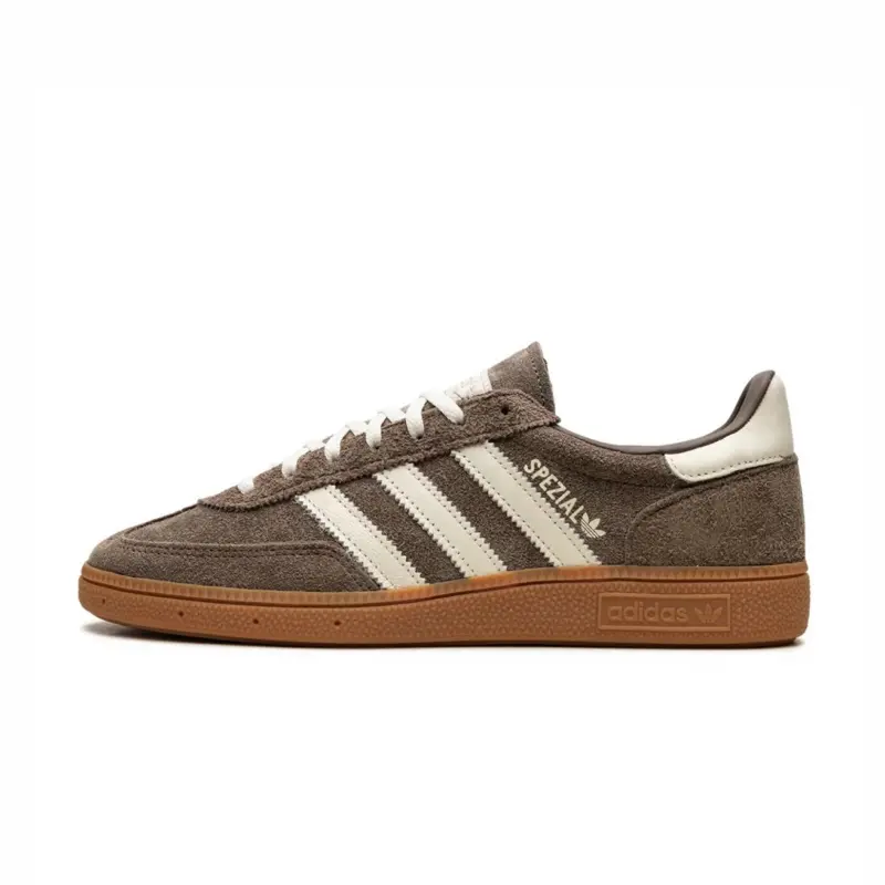 Adidas Handball Spezial Earth Strata Women's Soft Suede sports shoes, Trending Classic Silhouette with Durable Gum Outsole, Rubber, Sneakers, Casual Wear, Tonal Stripes, Footwear, Trending Shoes, Sporty Chic, Removable Insole