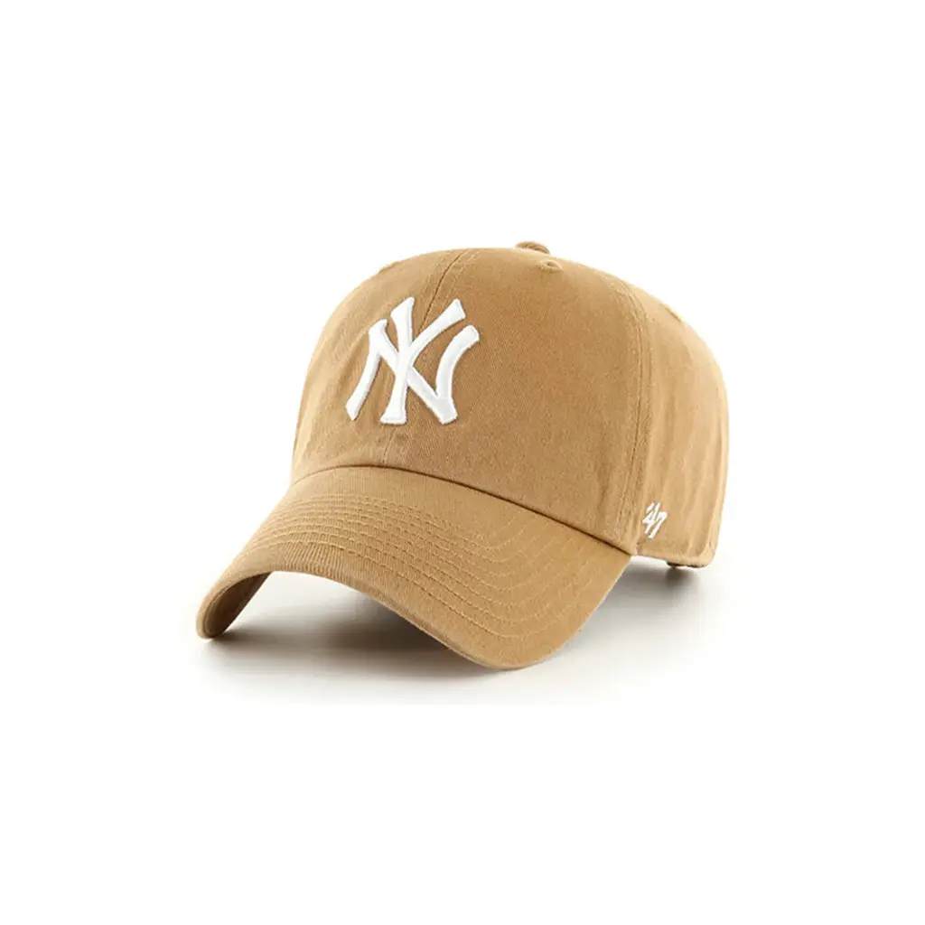 '47 NY Yankees Unisex Dad Cap Style - Garment Washed Cotton Twill, Graphic Embroidered Logo, Loose Fit for Fans of the NY Yankees, Casual Baseball Drip