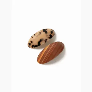 Cider 2 PCS LEOPARD PRINT HAIR CLIP SET