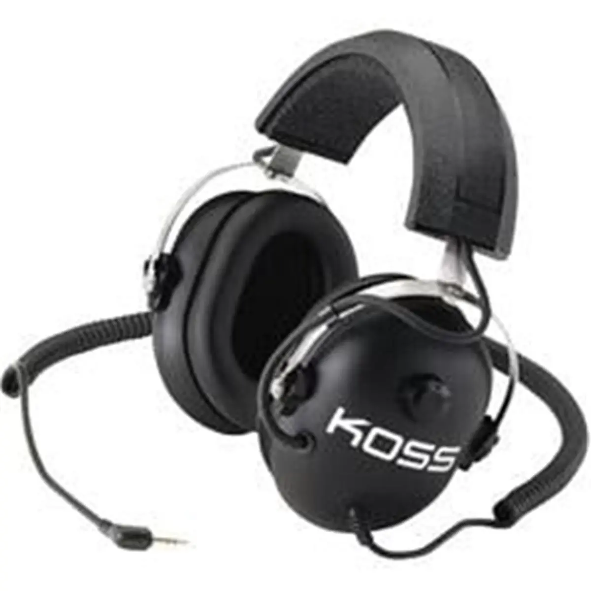212 MAIN High Quality Analog Wired Over-Ear Metal Headphones - Cycling Use Sports Headset with Passive Isolation, 8 ft Coiled Cord, 3.5mm Jack, Neodymium Magnet, Single Entry, Stereo-Mono Switch, Volume Control, 20kHz Frequency Response, High Quality Head