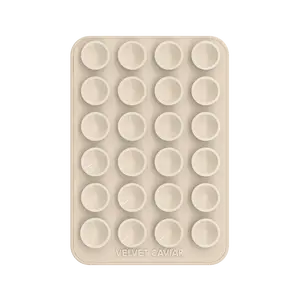 Velvet Caviar Sand Stone MightyGrip MagSafe Mount - Suction Cup Phone Case Mount Compatible with MagSafe Devices Only - Magnetic Silicone Grip