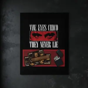 Scarface Shadow Box Frame With Money And Lighter - Vintage Gangster Wall Art Decor - Perfect Gift For Him Print