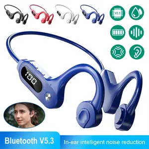 	 Bluetooth 5.3 Bone Conduction Headphones Wireless Outdoor Sport Headset Earbuds