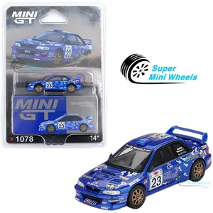 Mini GT 1:64 Subaru Impreza WRC99 #23 2000 Acropolis Rally #1078