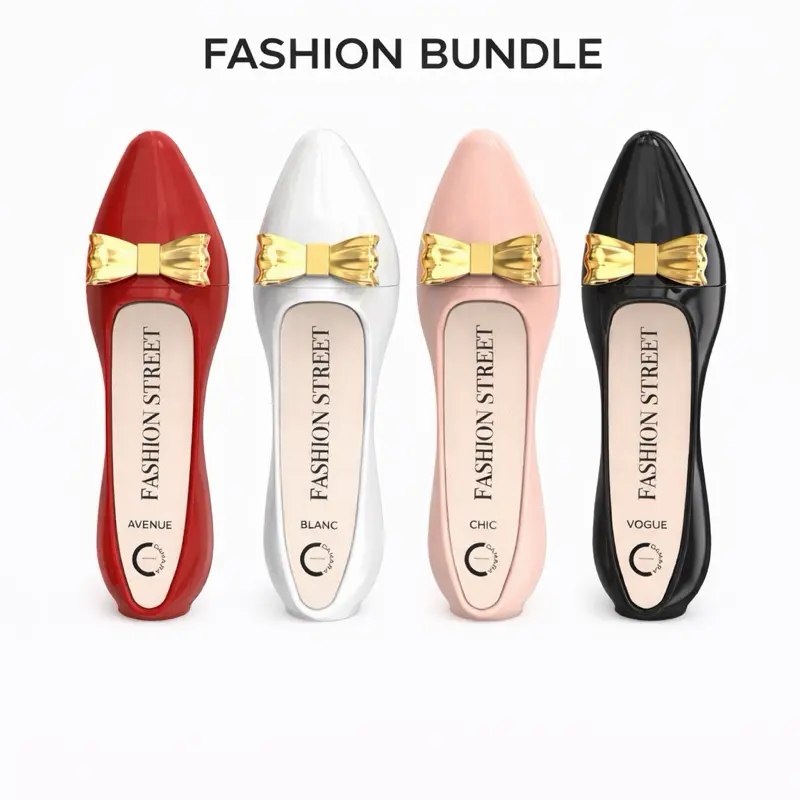 Fashion Bundle Set 4 pcs( Pour Femme) By Camara | Fashion Street Avenue | Fashion Chic | Fashion Blanc | Fashion Vogue - 100 ml Edp Women’s