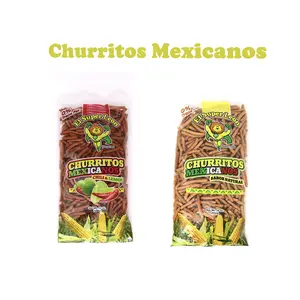 Churritos Mexicanos Sabor Natural or Chili y Lemon Snack By El Super Leon 454 gr