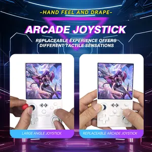 Xf40v Retro Handheld Game Console, 4-Inch IPS Screen, WiFi Supported Arcade Joystick, Portable Pocket Gaming Machine, 64GB/128GB Storage